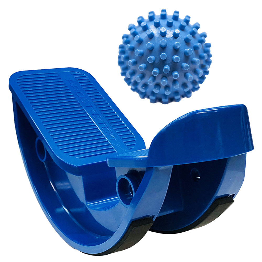 ProStretch Original foot rocker calf stretcher with Footy massage ball recovery bundle for stretching and foot massage