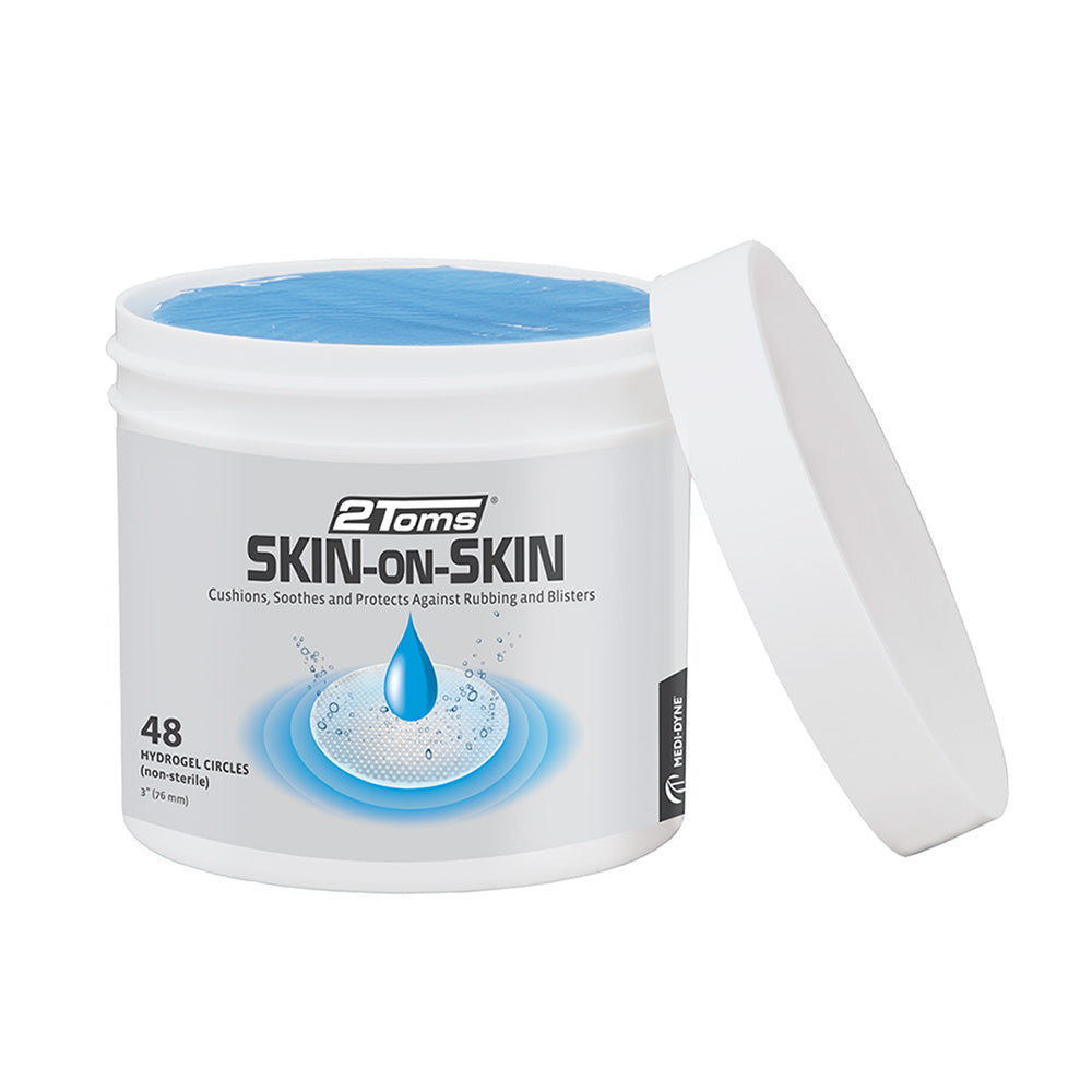 2Toms Skin-on-Skin Hydrogel Pads, circles - Medi-Dyne Healthcare Products
