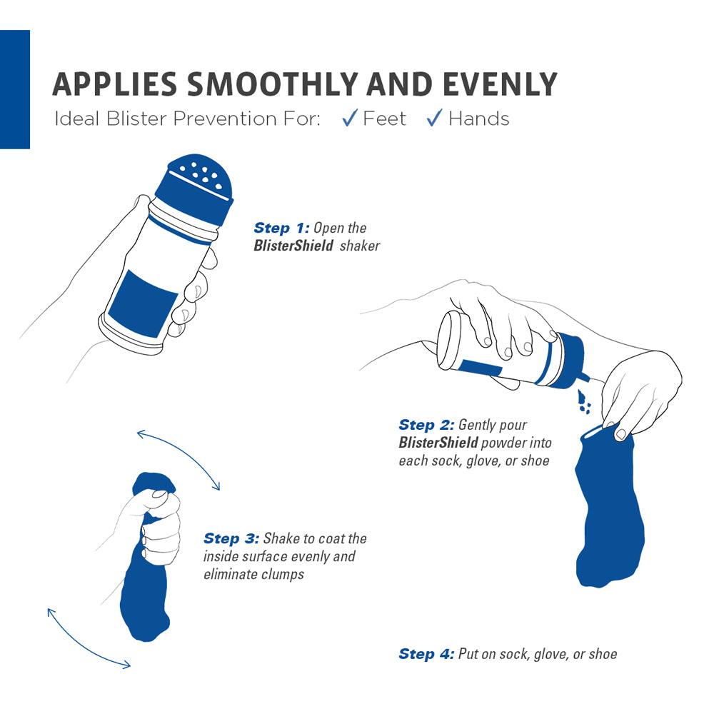 2Toms® BlisterShield®  Blister Prevention, 15 oz - Medi-Dyne Healthcare Products