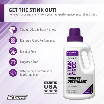 2Toms® StinkFree® Sports Detergent - Medi-Dyne Healthcare Products