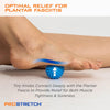 Using the footy on the bottom of the foot, it is the optimal relief for plantar fasciitis providing relief for both muscle tightness and soreness
