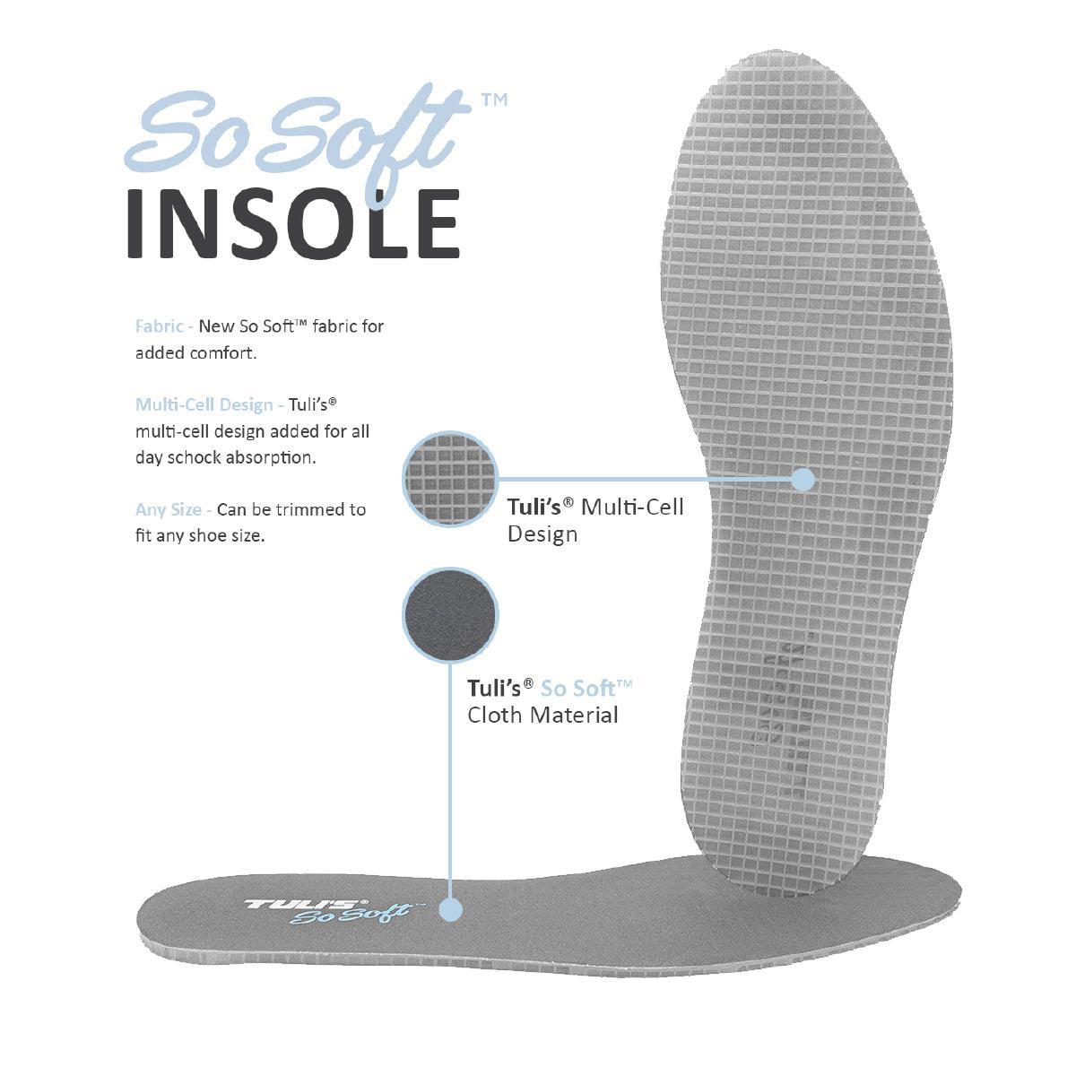 Tuli's So Soft Insole Features