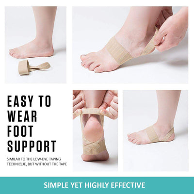 Easy to wear foot support.