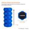The Hecxi Mini Foam Roller hexagon Shape provide the most efficient shape and the strongest structure.