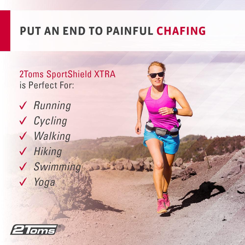 Lady trail running