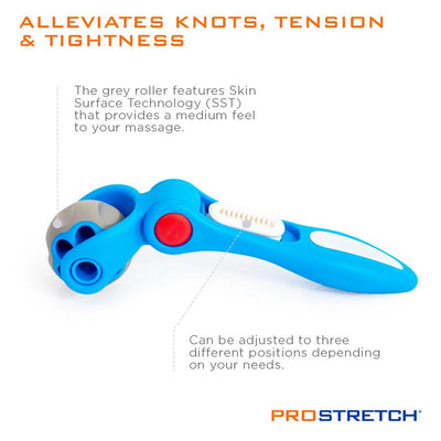 Side view of the ProStretch Addaday Uno Massage Roller