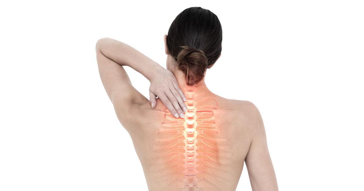 Lady with back pain