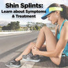 Runner women with shin splint pain