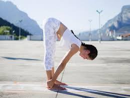 lady stretching
