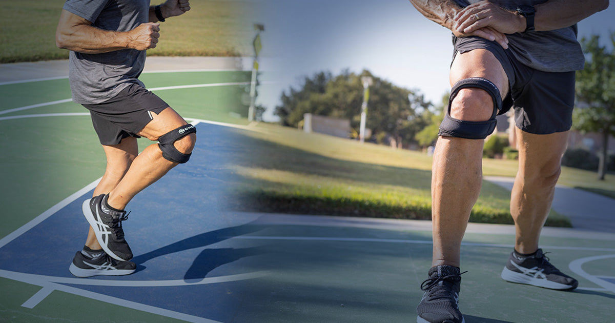 Tennis Player wearing the Cho-Pat Dual Action Lite 