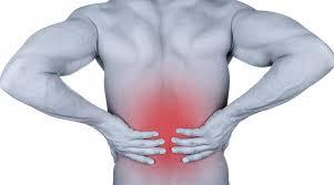 Man with lower back pain