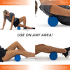 Lady massaging body with ProStretch Nonagon Foam Roller