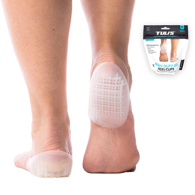 Gel heel cup with support