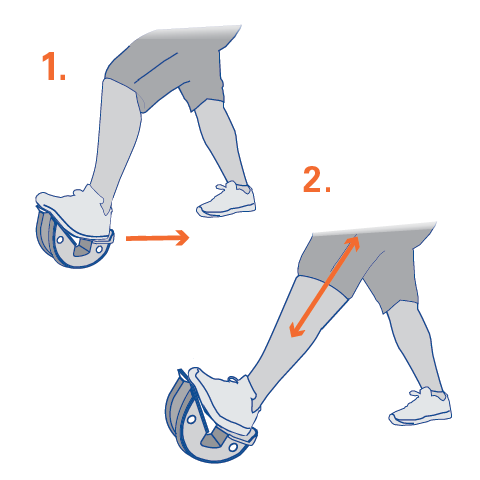 illustration of stretching hamstring with ProStretch