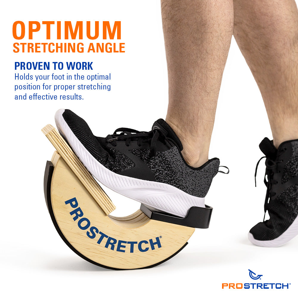 ProStretch® Original Wood Calf Stretcher, Single for Pain Prevention