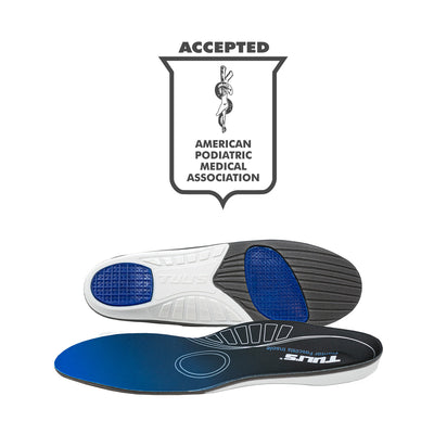 Tuli's Plantar Fasciitis Insoles with the APMA Accepted badge