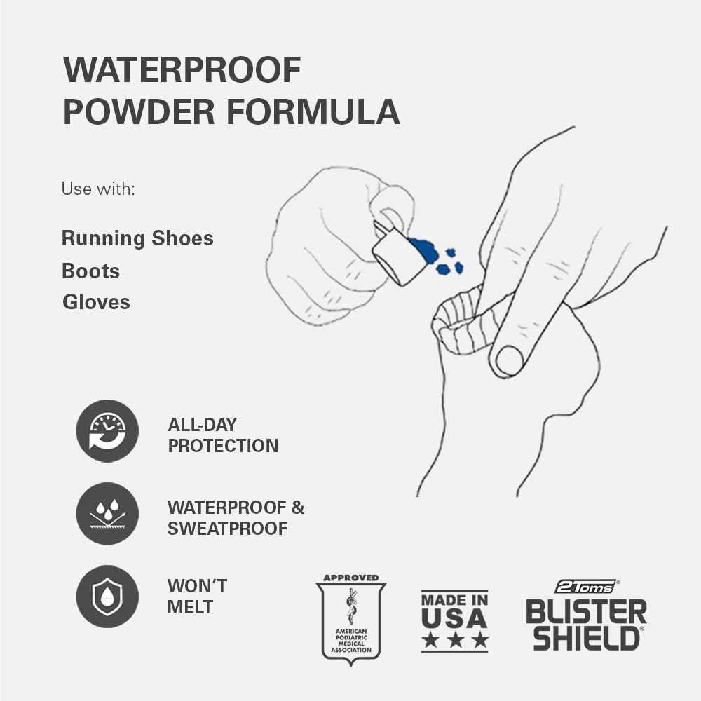 2Toms BlisterShield Waterproof Powder Formula 