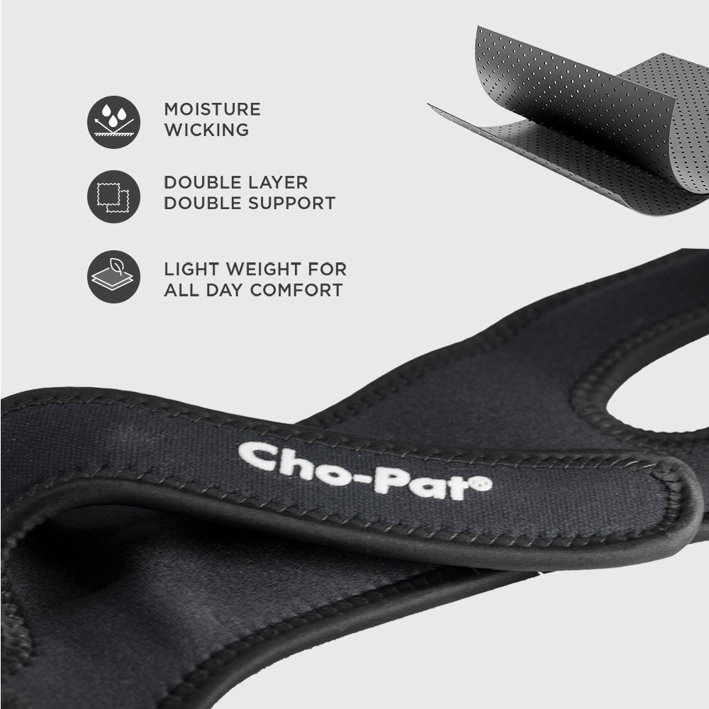 ChoPAt Dual Action Knee Strap material