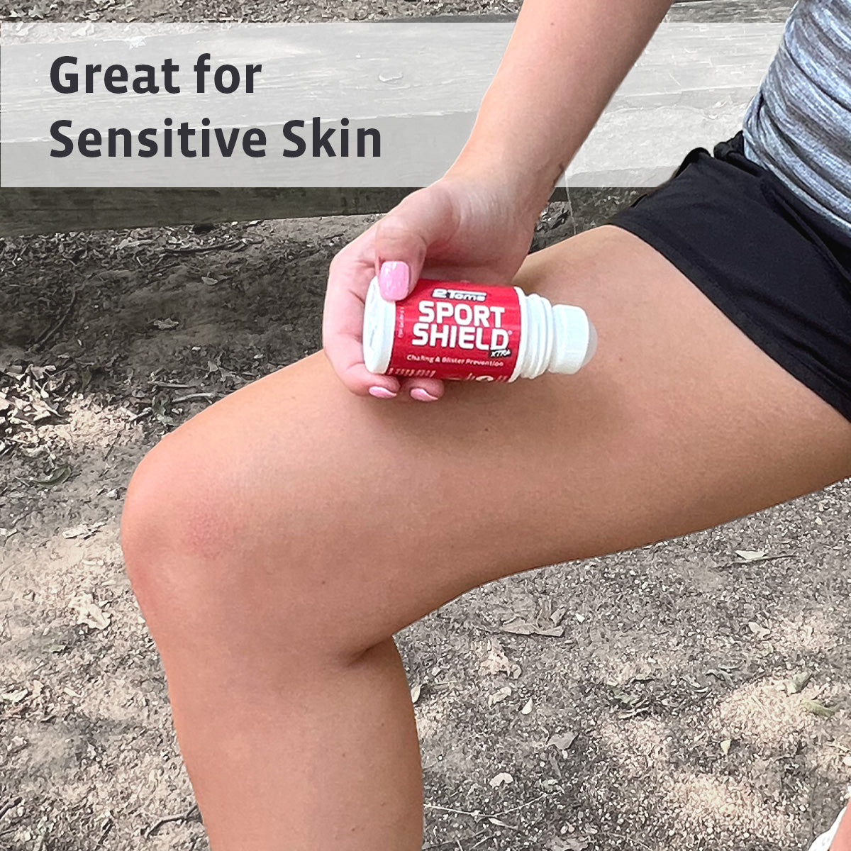 2Toms SportShield XTRA Anti-Chafing & Chafing Prevention Combo Pack (Roll-On + Towelettes)