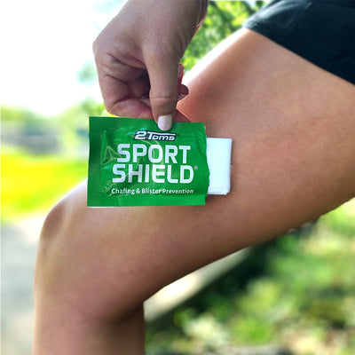 Applying 2Toms Sportshield to inner thighs - Medi-Dyne Healthcare Products