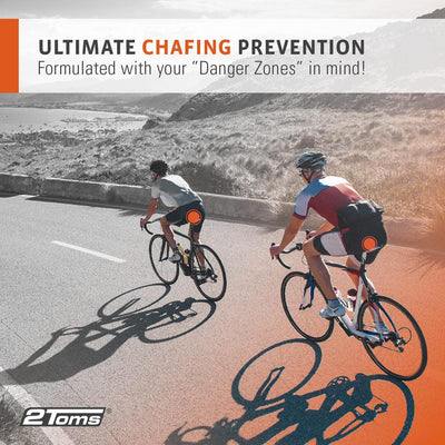 Riding a bike or running, 2Toms ButtShield offers ultimate chafing prevention formulated with your danger zones in mind