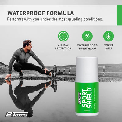 Runner in wet area, with waterproof and sweatproof formula, all day protection