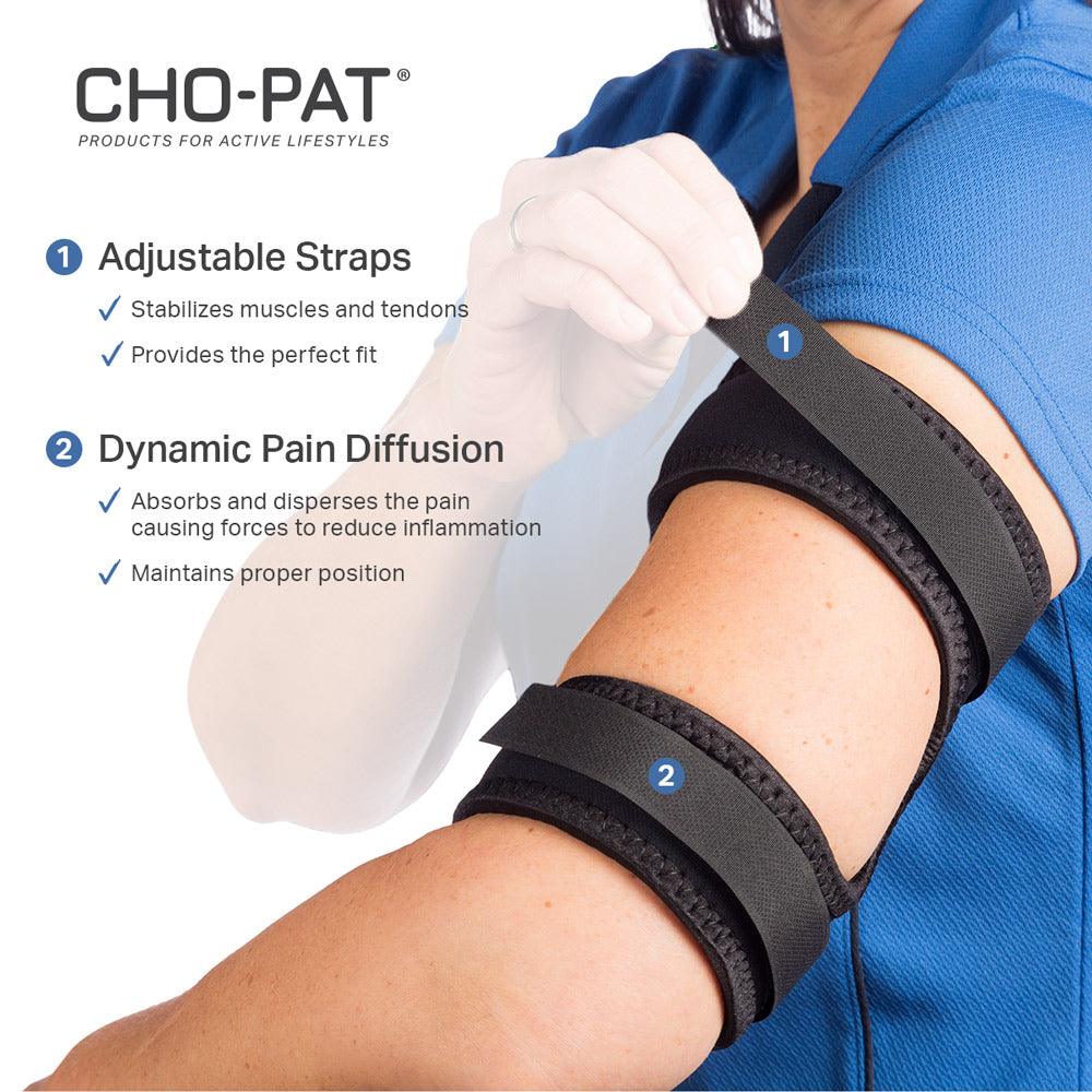 GenetGo Bicep & Tricep Tendonitis Brace Compression Sleeve - Pain Relief  for Bicep and Tricep Muscle Strains
