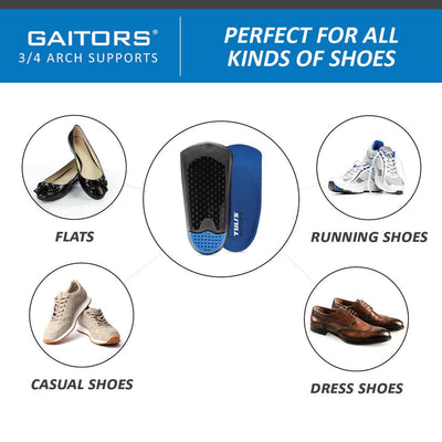 Perfect for all kinds of shoes; Flats, Running Shoes, Casual Shoes, and Dress Shoes.