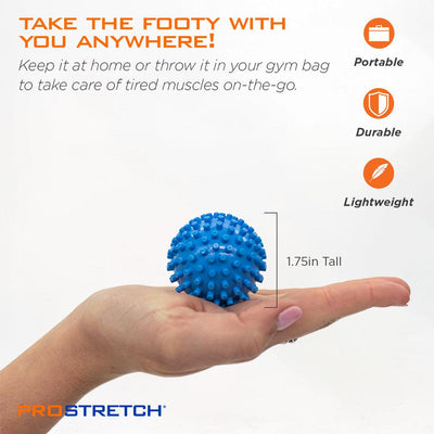 Take the Footy with you anywhere, keep it at home or leave it in your gym bag, standing at 1.75 inches tall, it is portable durable and lightweight