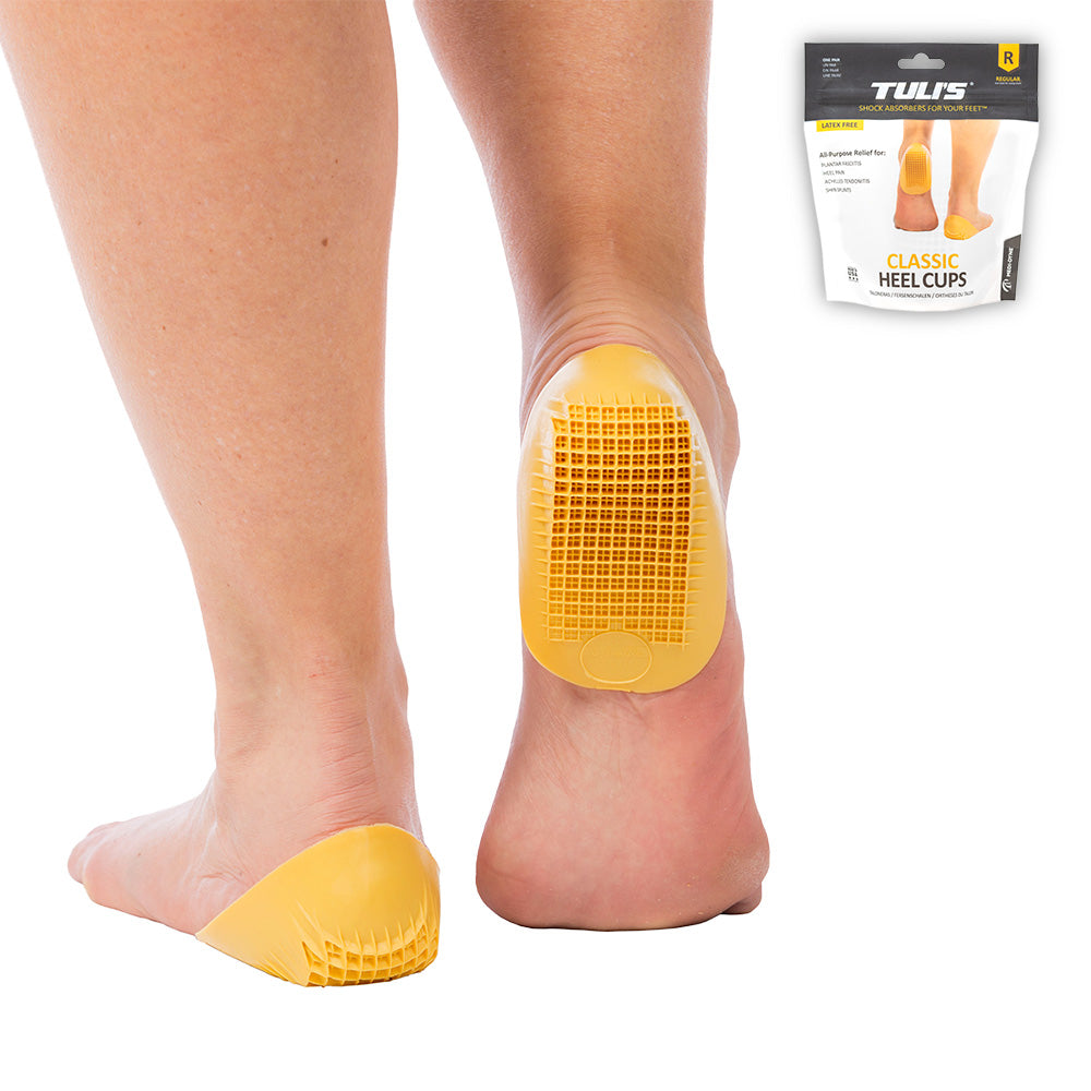 Tuli's Classic Heel Cups  Shop Heel Cups For Heel Pain Relief Online -  Medi-Dyne