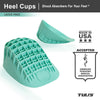 Close up of Tuli's Heavy Duty Heel Cups