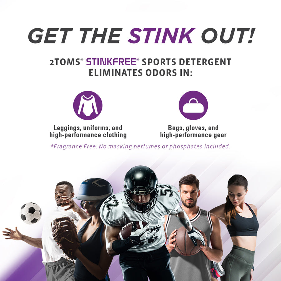 2Toms® StinkFree® Sports Detergent, Travel Size Packet