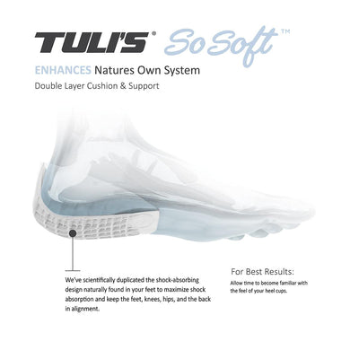 Tuli's® So Soft® Heavy Duty Heel Cups - Medi-Dyne Healthcare Products