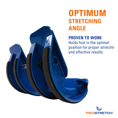 ProStretch Double The Original Calf and Foot Stretcher provides an optimum stretching angle proven to work