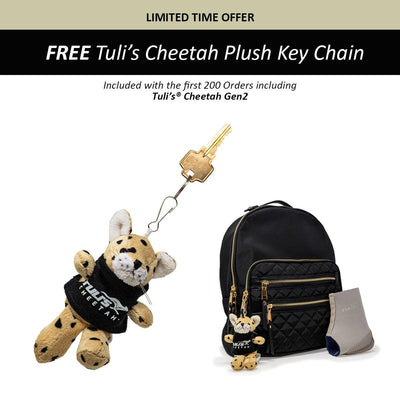 Tuli's Cheetah Plush Key Chain