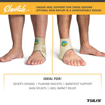Tulis cheetah one size fits most is a unisex heel support for those seeking optimal pain relief and a comfortable design