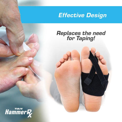 Tuli's HammerRX effective design replaces the need for taping.