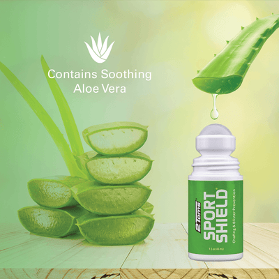 2Toms SportShield Contains Soothing Aloe Vera