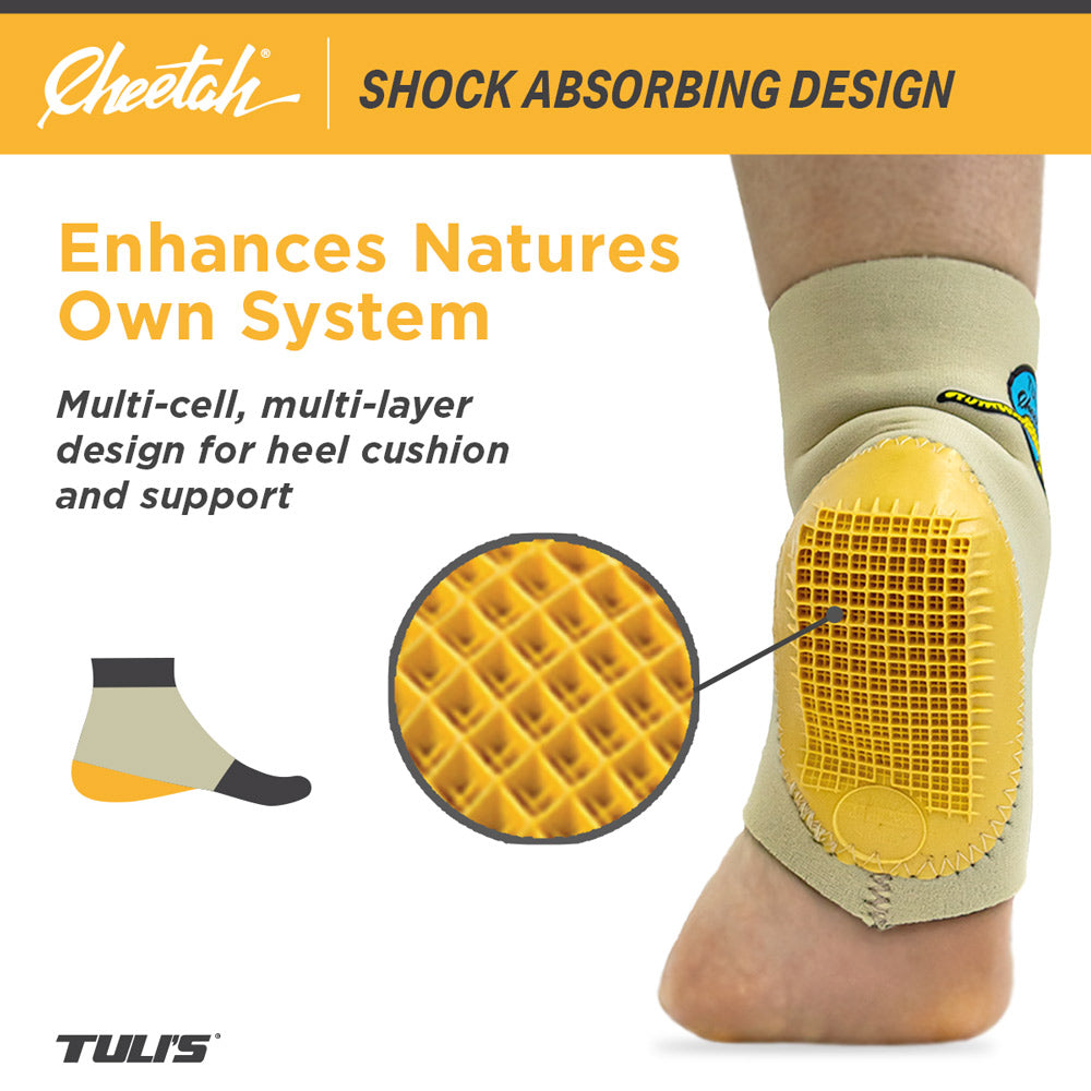 Best Sever's Disease Heel Cup - Tuli's Cheetahs® - Fitted