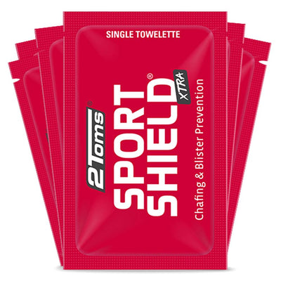 2Toms SportShield XTRA Anti Chafing Towelettes, 6-Pack - Medi-Dyne Healthcare Products