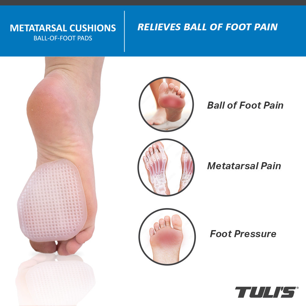 foot with metatarsal cushion