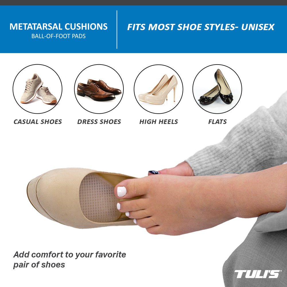 shoe with metatarsal cushion 